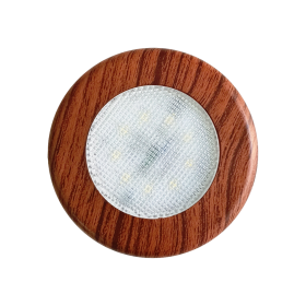 Ankastre Led Spot No.2 - Ahşap Çerçeve / Mavi Işık